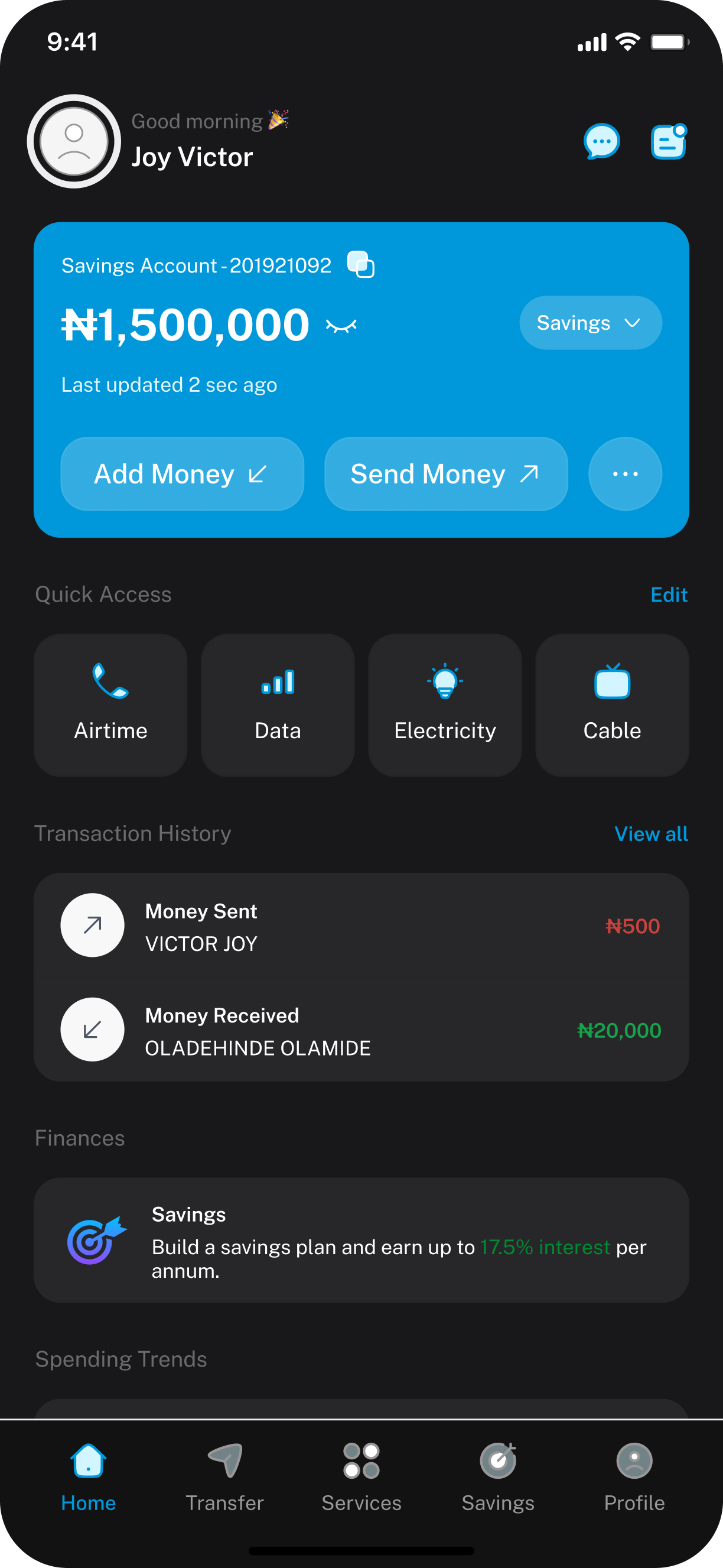 Manage account from any browser